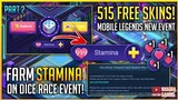How to Farm Stamina Part 2 | Dice Race Event Mobile Legends