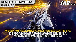 WANG LIN MEWARISI INGATAN D3WA TU SI AGAR MENJADI D3WA SELANJUTNYA - Alur RENEGADE IMMORTAL PART 34