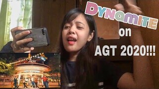 BTS performs DYNAMITE on AGT America’s Got Talent 2020 REACTION