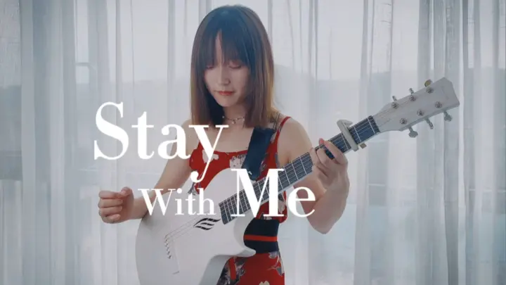 Fingerstyle guitar "stay with me" war song! This prelude is so visually appealing!