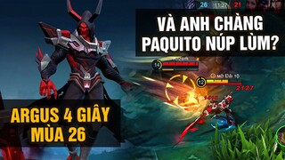 MLBB | ARGUS 4 GIÂY MÙA 26 GẶP "BỐ" PAQUITO THÍCH NÚP BỤI? | Tốp Mỡ