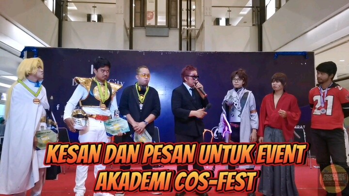 Kesan dan Pesan Event AkademiCos-FEST Chapter 1 di Bandara City Mall Tangerang