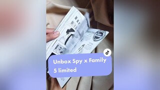 Unbox Spy X Family 5 limited. có lẽ mình nhận được hơi muộn. Mai mình review bộ này he manga anime unboxing fyp