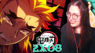 Everyone Deals With Kyojuro's Death and I'm Still Heartbroken | DEMON SLAYER 2x08 Reaction