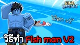 วิธีทำเผ่าเงือก Fish man V2 เผ่าที่ดีที่สุด🐟King Legacy Update 4.5.0