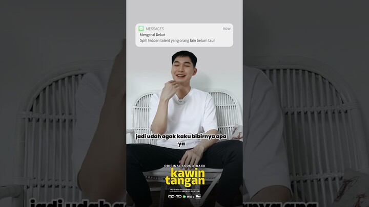 Udah ganteng, jago nyanyi, udah gitu jago beatbox juga?! 😍 #kawintangan #adriansant