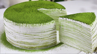 Resep Kue Matcha Mille Crepe yang Lebih Lezat dari Lady M