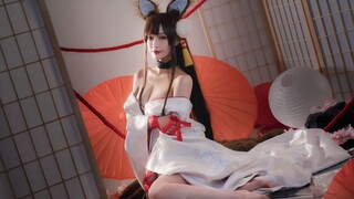 「cosplay宝藏美女」铁板烧鬼舞w 和服赤城 指挥官，你还在等什么呢？