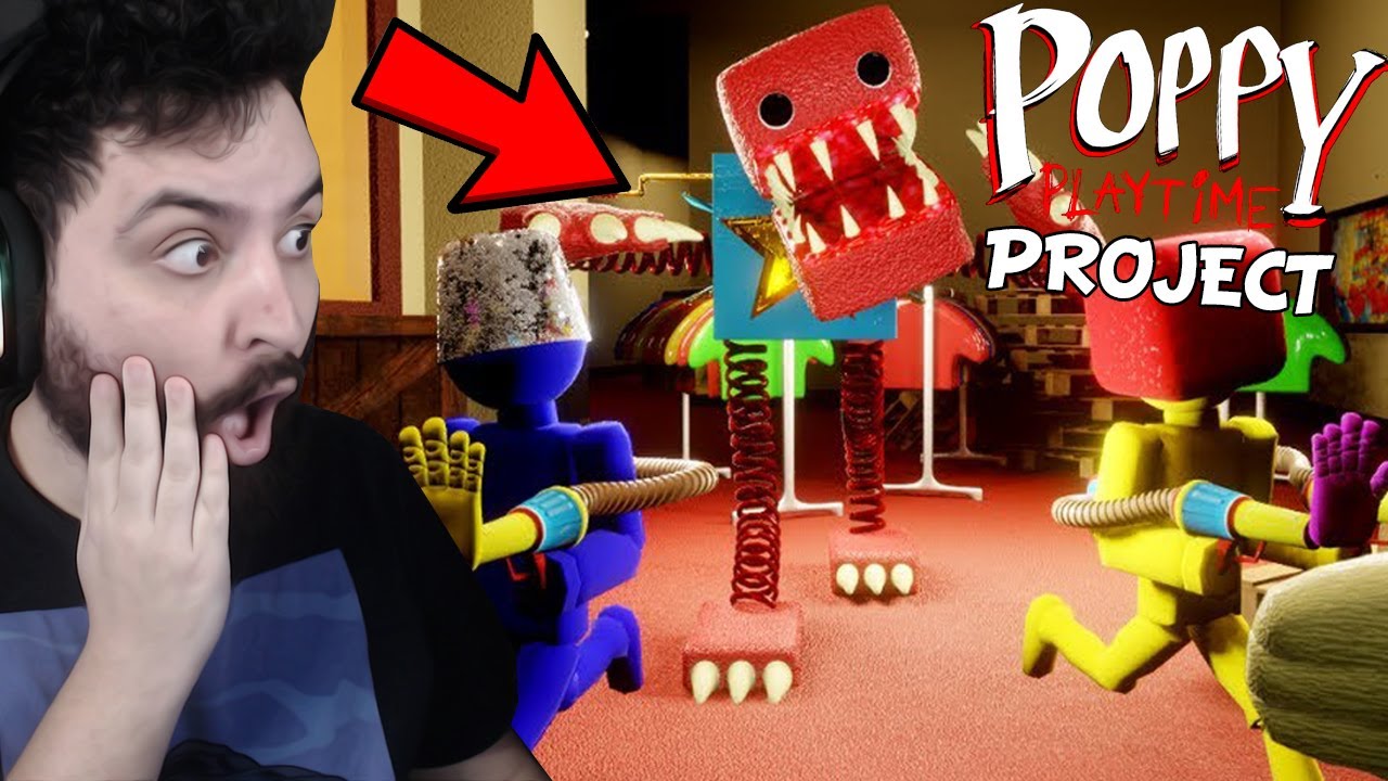 Project Playtime: NOVA GAMEPLAY DE POPPY PLAYTIME PROJECT! - CONTROLANDO O  BOXY BOO E HUGGY WUGGY ! - Bilibili