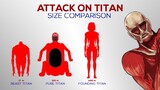 Attack on Titan Size Comparison