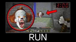 Minecraft wait what meme part 297 (Scary Pennywise NextBot)