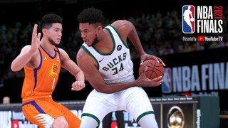 NBA 2K21 Ultra Modded Finals | Suns vs Bucks | Full GAME 4 Highlights