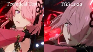 [Wuthering Waves] Technical Test vs TGS 2022 Combat Comparison (Second Boss)