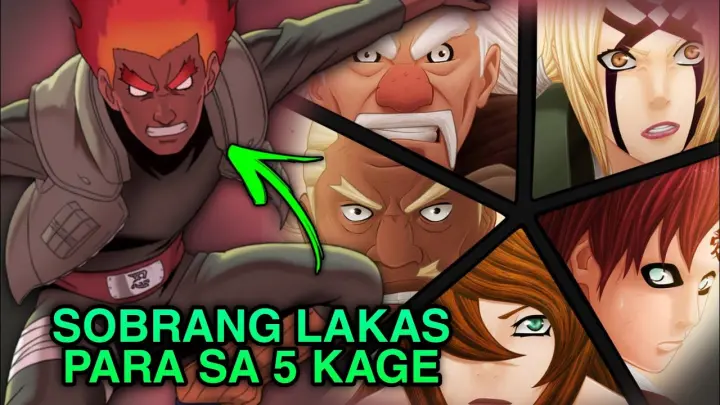 Might Guy God Level Mas Halimaw pa sa 5 Kage 🔥 | Naruto Tagalog Review