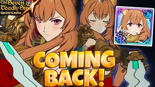 RETURNING QUEEN! RAPHTALIA WILL BE BUSTED IF BUFFED!! | Seven Deadly Sins: Grand Cross