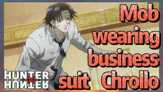 Mob wearing business suit Chrollo