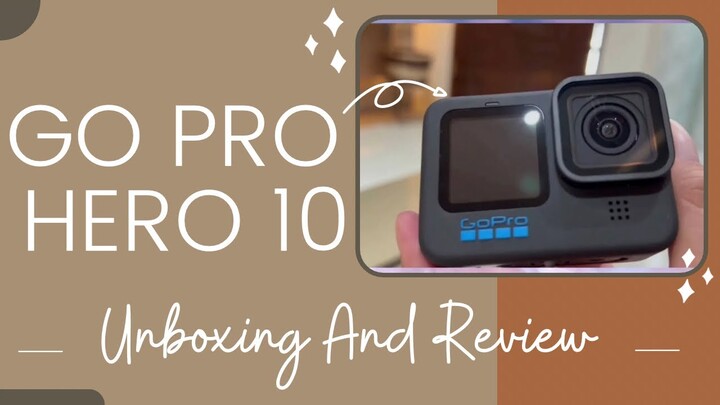 GoPro Hero 10 Black Unboxing + Accessories: SHOPEE Philippines The Only Action Camera You Need