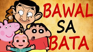 TOP 10 BAWAL NA CARTOONS SA BATA | Dokumentador