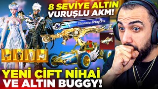 OYUNDA İLK!! 😱 4'LÜ ÇİFT NİHAİ SET, 8 SEVİYE ALTIN TÜY AKM VE KANATLI ALTIN BUGGY!! | PUBG MOBILE