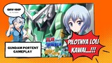 Pilotnya Kawai !!! GNW - 100P Portent Gundam Gameplay| Gundam Supreme Battle