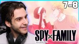 The BIGGEST Cliffhanger | Spy X Family Episode 7 and 8 Blind Reaction
