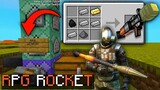 How to make a Rocket-Propelled Grenade [RPG] in Minecraft using Command Blocks Trick!
