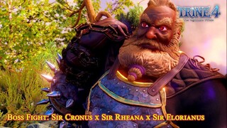 Trine 4  The Nightmare Prince - Boss Fight: Sir Cronus x Sir Rheana x Sir Florianus