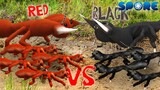 Red Ant Army vs Black Ant Army | Insect Warzone | SPORE