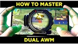 MASTER THE DUAL AWM IN FREE FIRE USING 2 FINGER ONLY | SNIPE LIKE A PC PLAYER | VEST3 GAMING