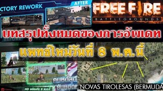 Free Fire บทสรุปทั้งหมดของการอัพเดทแพทช์ใหม่(วันที่8พ.ค.นี้)