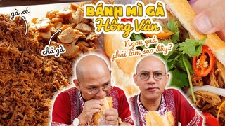 Color Man HẾT CẢ HỒN trước xe BÁNH MÌ GÀ XÉ bán suốt ngày đêm hơn 1000 ổ mỗi ngày ! | Color Man Food