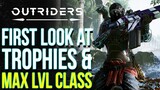 Outriders Update - New Content and Boss Teased by Trophy List & Max LVL End Game Class Build