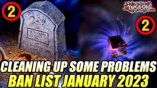 Cleaning Up Some Problems!? Yu-Gi-Oh! OFFICIAL Ban List January 2023 Speed Duel Format
