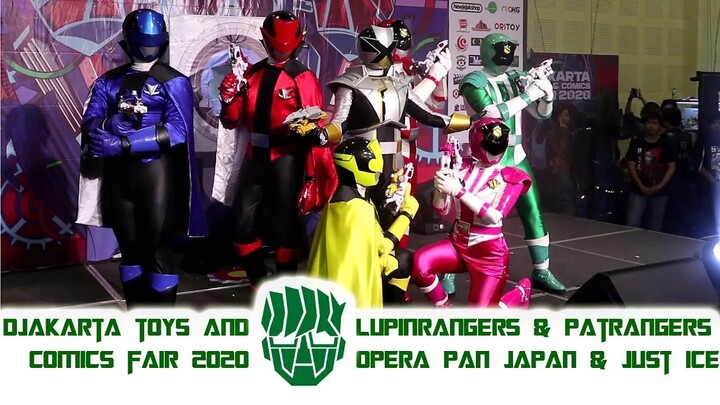 Djakarta Toys And Comics Fair 2020 Lupinrangers Patrangers by Opera Pan Japan
