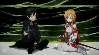 music a tender Feeling sword art online kirito and asuna