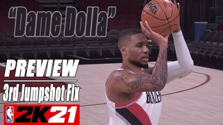 Damian Lillard 3rd Jumpshot Fix NBA2K21 (Preview) release or NAH!!?