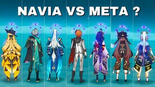 Navia VS Meta DPS ? Showcase [Genshin Impact]