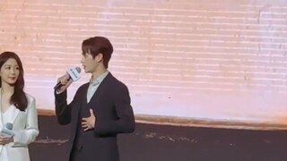 Tencent 6.19 press conference "Cheng Huan Ji" Yang Zi and Xu Kai in the same frame full version of t