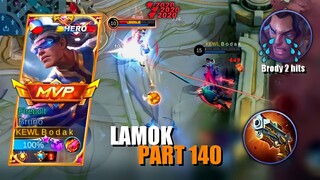 LAMOK PART 140 | BRUNO BEST BUILD AND EMBLEM SEASON 24 | Mobile Legends Bang Bang