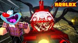 Running From Roblox Choo-Choo Charles 🚂=💀Horror Game (Roblox ft.Oggy)