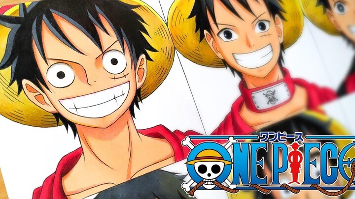 วาด Monkey D Luffy ในรูปแบบอะนิเมะที่แตกต่างกัน - One Piece