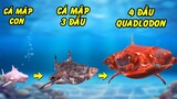 GTA 5 - Cá mập truyền thuyết 4 đầu Quadlodon ra đời và lớn lên ra sao | GHTG