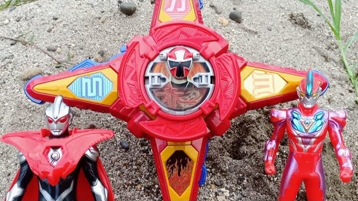 Mencari Mainan Power Ranger Ninja Steel | Ultraman Ginga | Ultraman Orb Trinity & Tobota Tritan