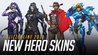 New Skins for Reaper, McCree, Widowmaker & Pharah | Blizzcon 2021 | Overwatch 2