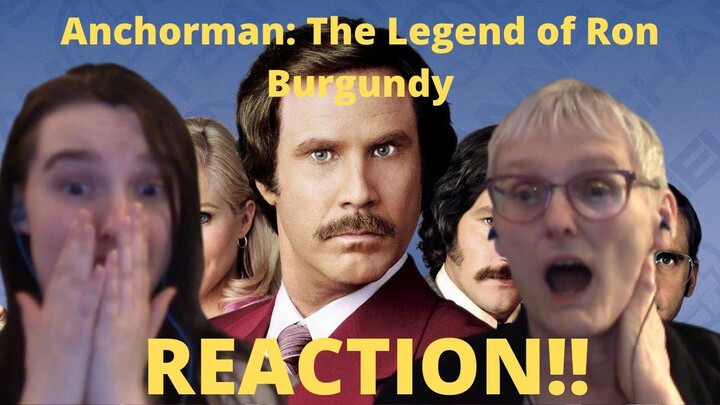 "Anchorman: The Legend of Ron Burgundy" REACTION!! This movie is so stupid funny...