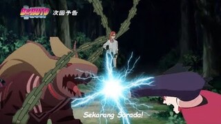 Kerjasama Sarada dan Karin - Chidori Sarada menghantam sasami dengan bantuan karin , Episode 102