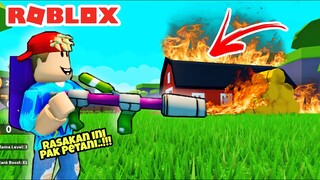 MENYENANGKAN..!! BANG BOY BAKAR KEBUN PETANI SAMPE GOSONG - ROBLOX FLAMETHROWER