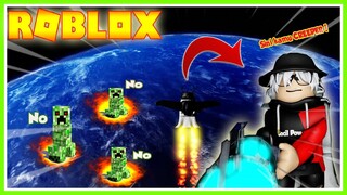 TERBANG KE BULAN DEMI BHASMI CREEPER BIAR PUNAH!!! ROBLOX MIKOCIL