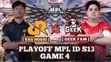 RRQ VS GEEK FAM GAME 4 MPL ID S13 PLAYOFF MOBILE LEGENDS - RRQ VS GEEK