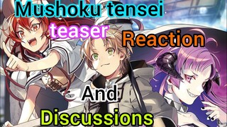 Mushoku tensei official teaser reaction and discussion